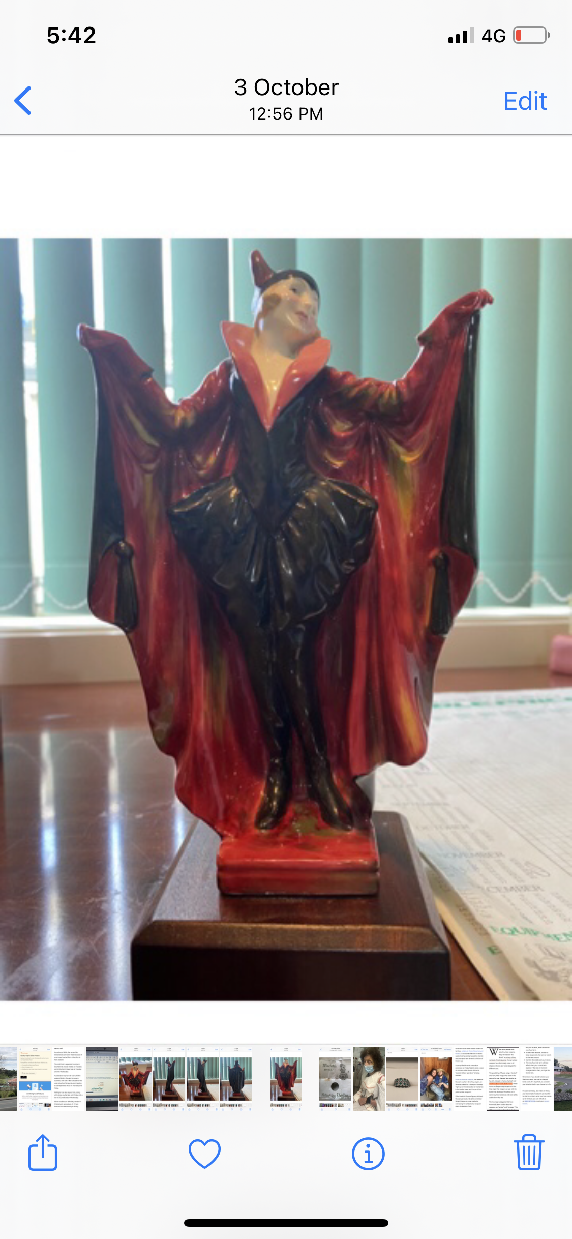 Rare Art Deco HN1341 Royal Doulton Marietta Figurine